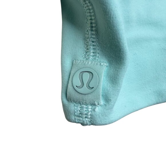 Lululemon Racerback Sports Bra Stretch Breathable Built in Bra Mint Women 2 - Picture 3 of 5